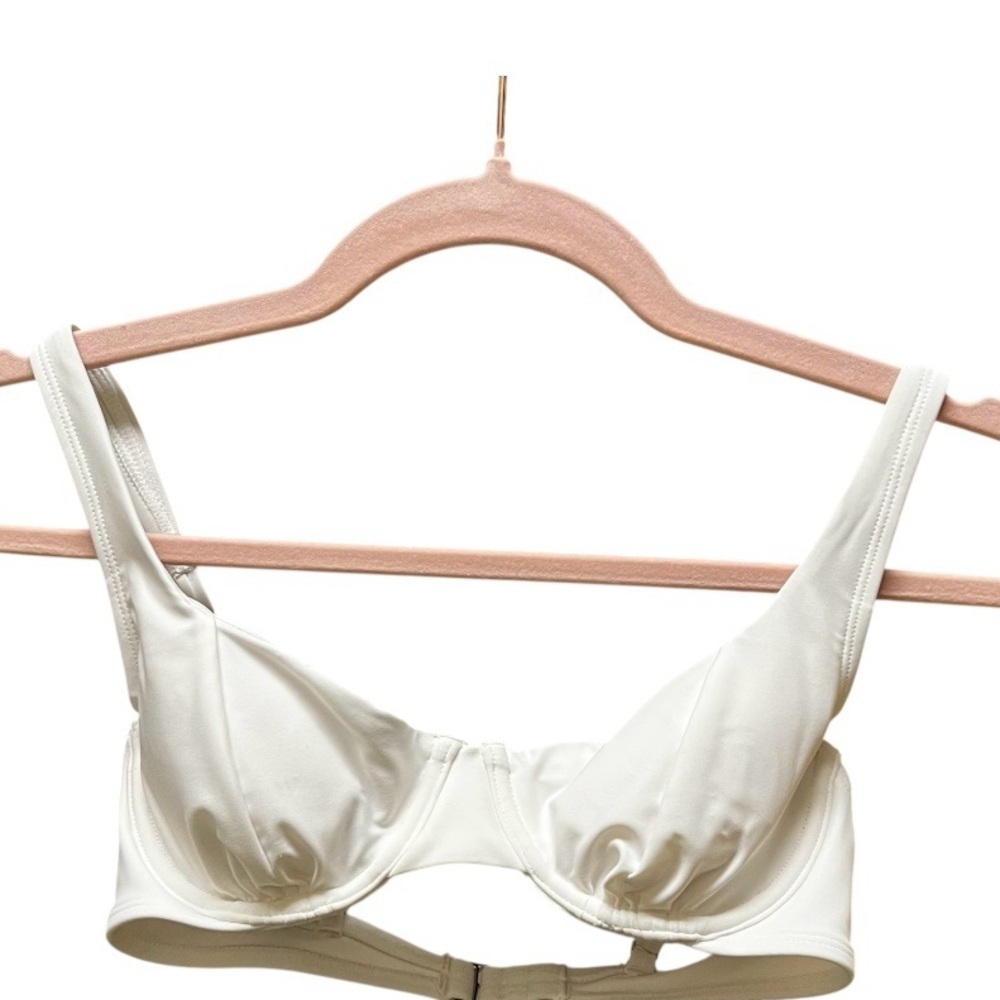 ❤️3/$15 NWT Wild Fable White Women's Bikini Top Size XXS